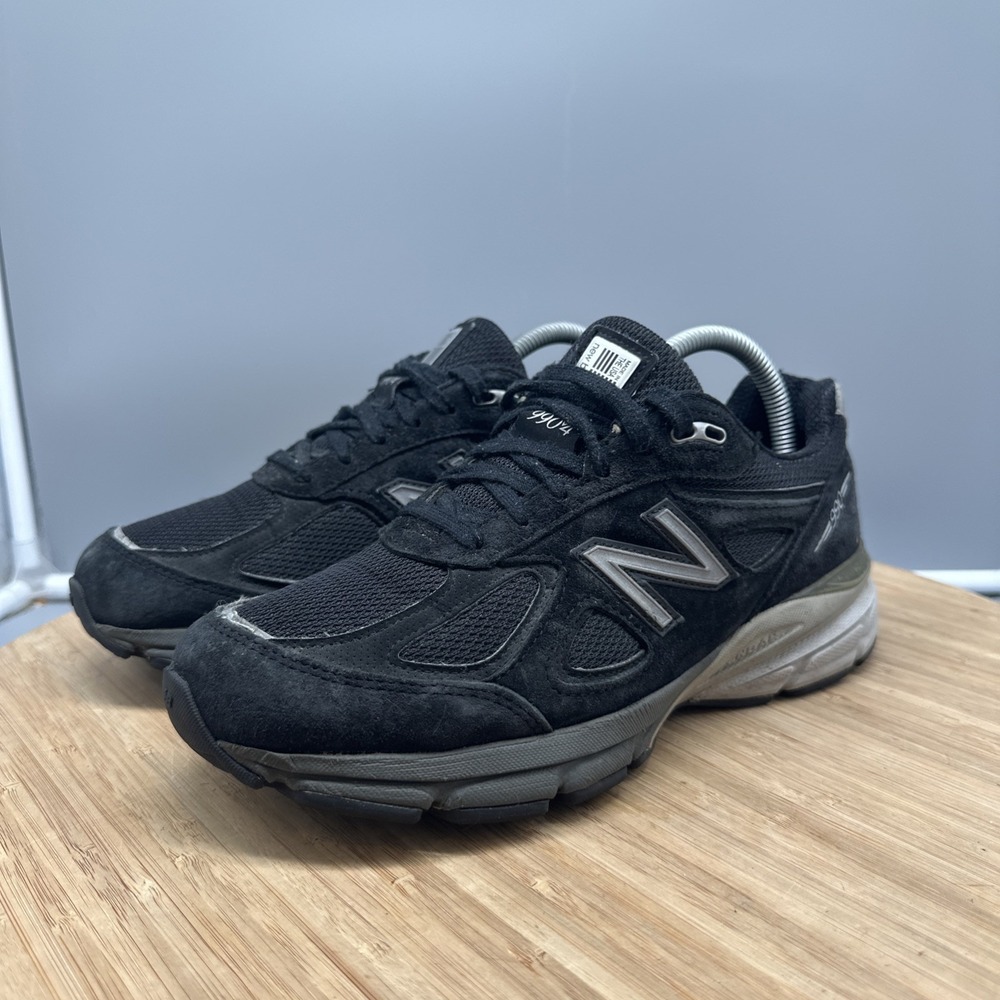 New Balance 990 V4 Sneakers W990BK4 Black Grey Womens Size 8